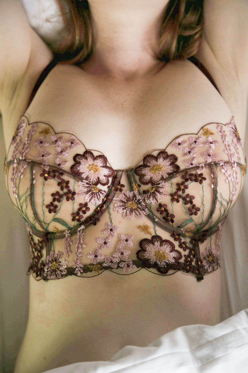 Made-to-order Dahlia Longline Bra (6-8 weeks production time)